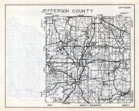 Jefferson County Map, Wisconsin State Atlas 1933c